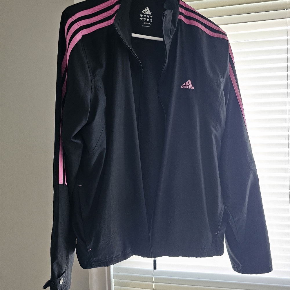 Adidas large pink/black size large